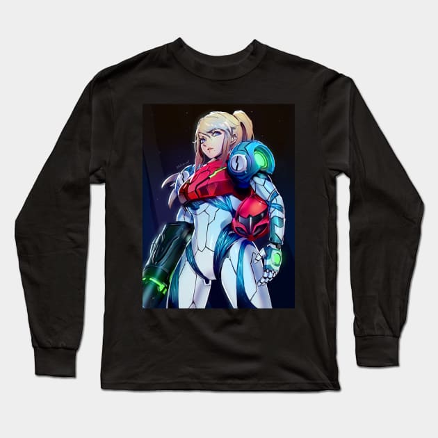 Samus Metroid Dread Long Sleeve T-Shirt by dat_cravat